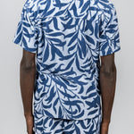 drt Sky Blue Palm Terry Shirt back