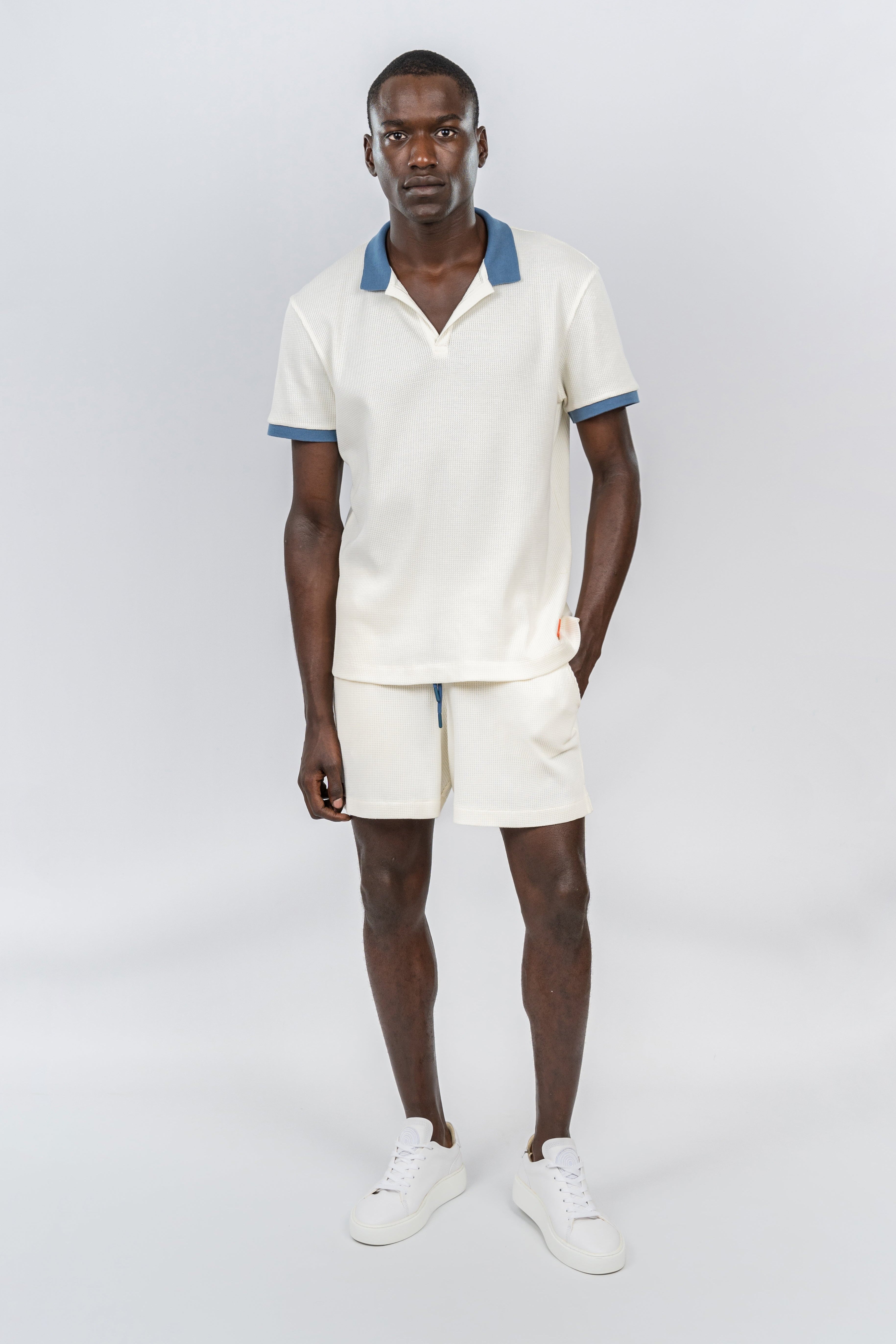 Bay Retro Waffle Polo