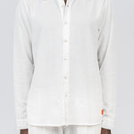 drt_Flow_Linen_S/s_Button_Down_white_shirt_front